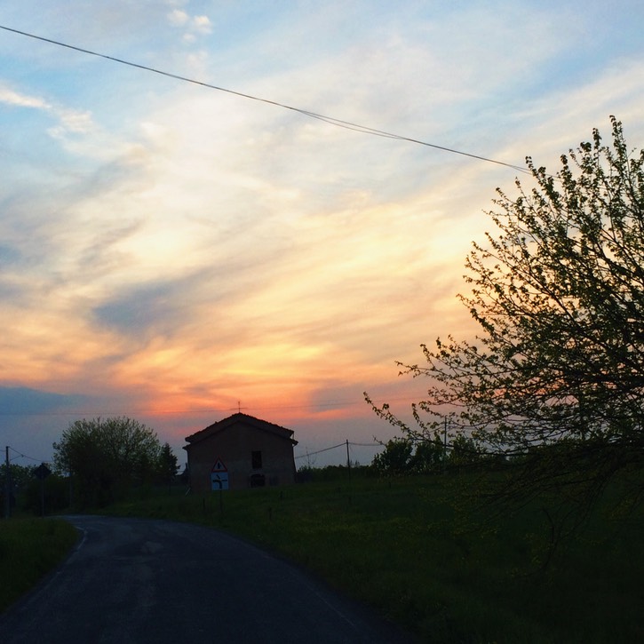 abandonment at sunset